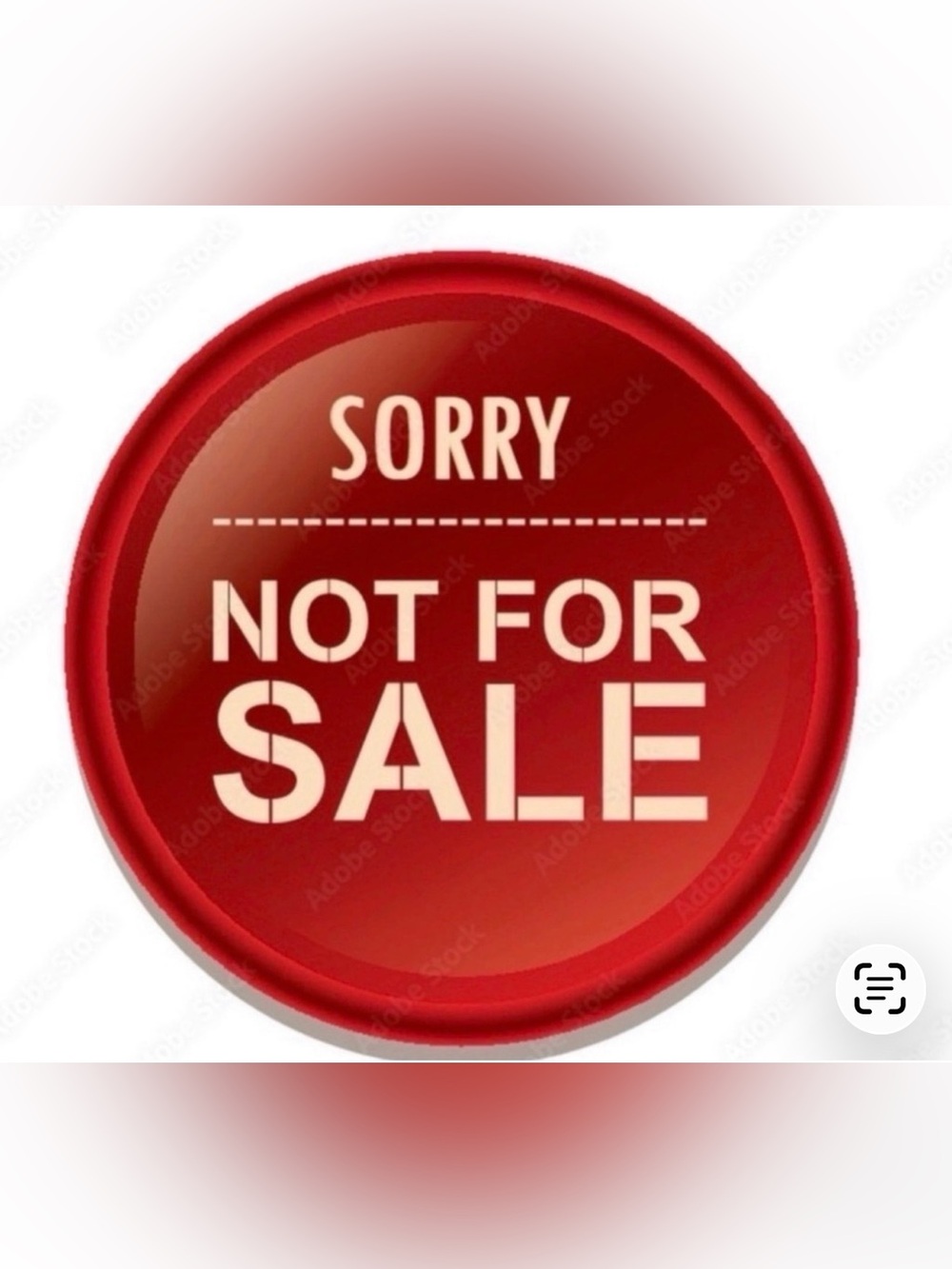 This item is not for sale
